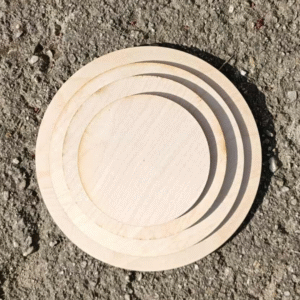 Kulatý podklad na tečkování - průměr 25 cm překližka