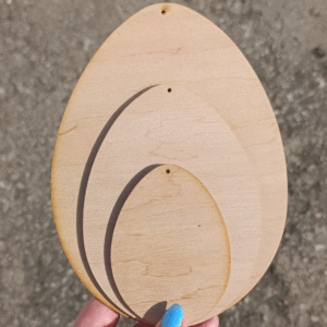Vajíčko z překližky - tři velikosti