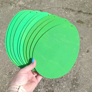 Vajíčka - velká zelená - 10 kusů